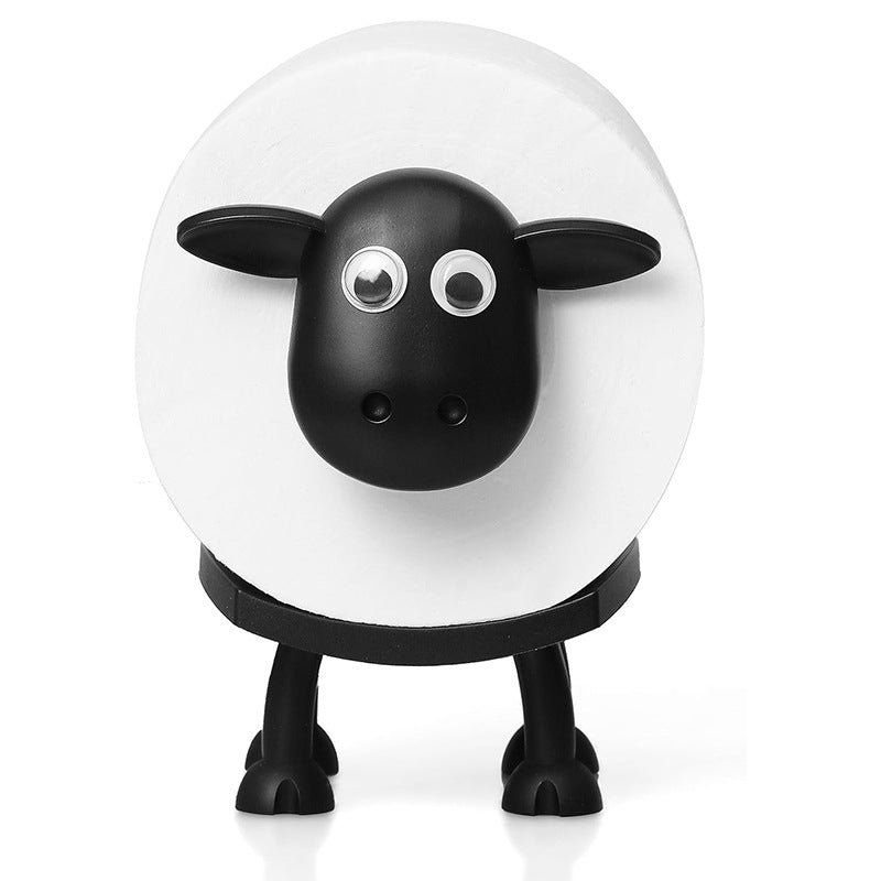 Elegant Sheep-Shaped Toilet Paper Holder