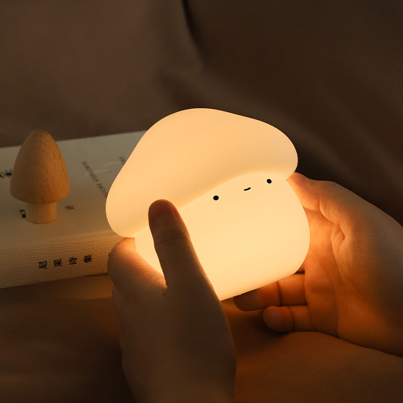 Creative LED Nightlight Cute Mushroom Lamp Gift for Children