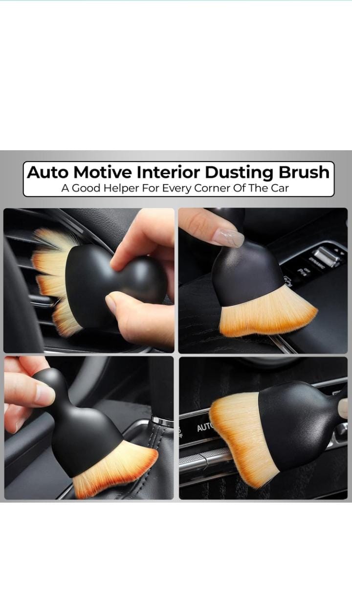 Car Interior Cleaning Brush Combo