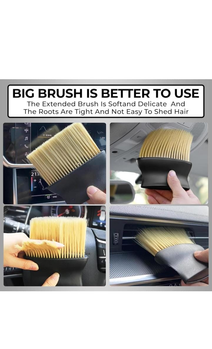 Car Interior Cleaning Brush Combo
