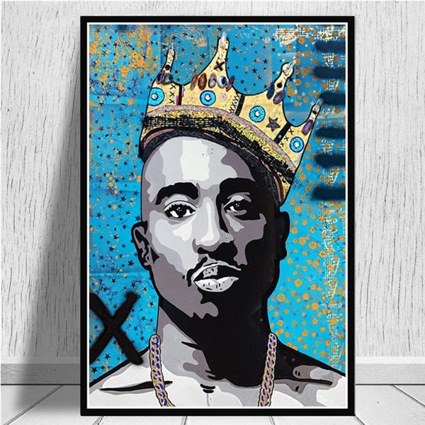 Hip Hop Tupac Legend Star Posters and Prints Rapper Canvas Wall Art