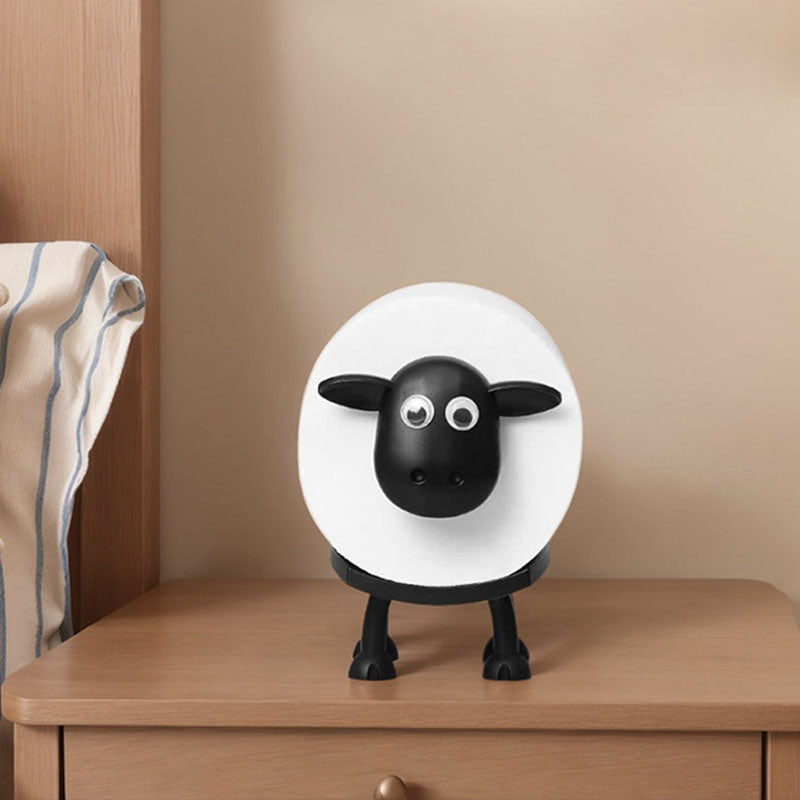 Elegant Sheep-Shaped Toilet Paper Holder