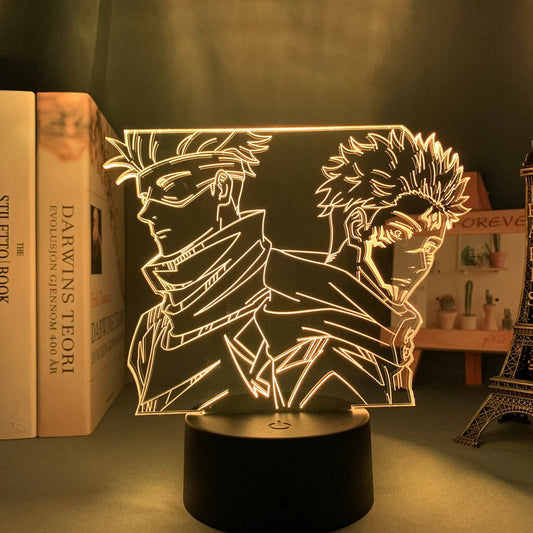 Anime Lamparas Children Acrylic Table Base Desk USB LED Christmas Night Light