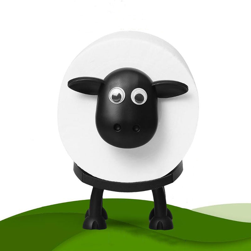 Elegant Sheep-Shaped Toilet Paper Holder